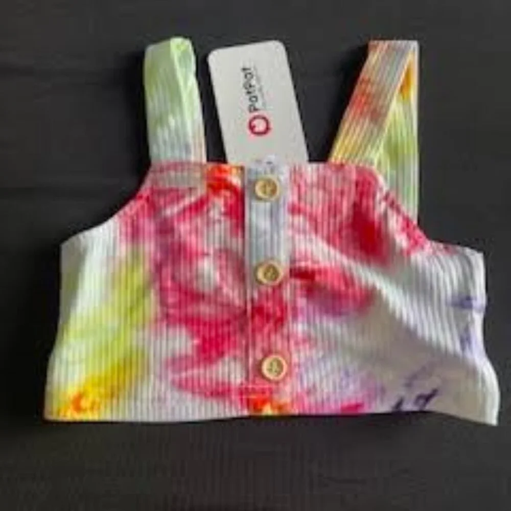Toddler Girls 2-Piece Tie Dye Tank Top & Skirt Set – Size 18–24 Months – NWT